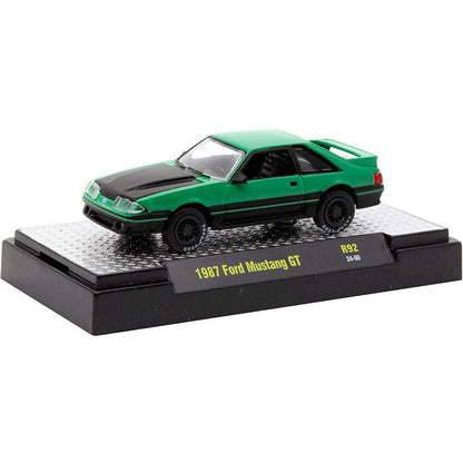 1987 Ford Mustang GT - Green 1:64 Scale  by M2 Machines