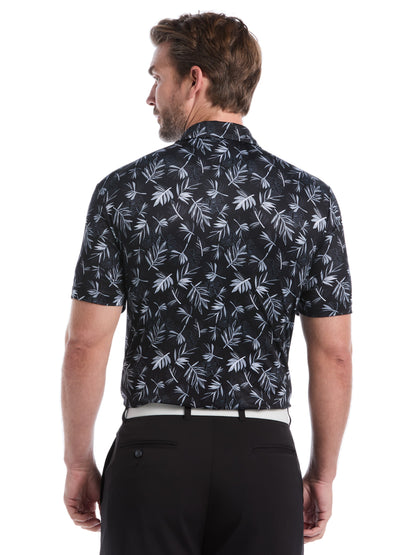 Mens Floral Polo