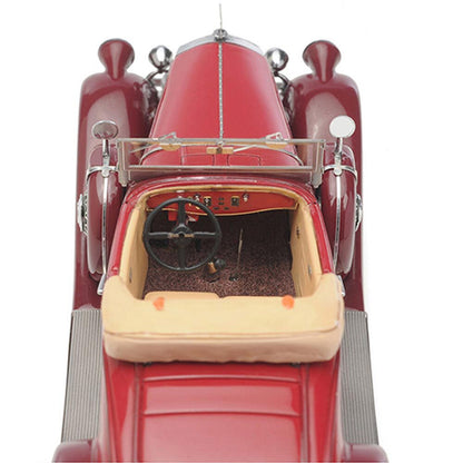 1930 Pierce Arrow Model B Roadster - Red 1:43 Scale Cast Resin Model Car by Esval Models