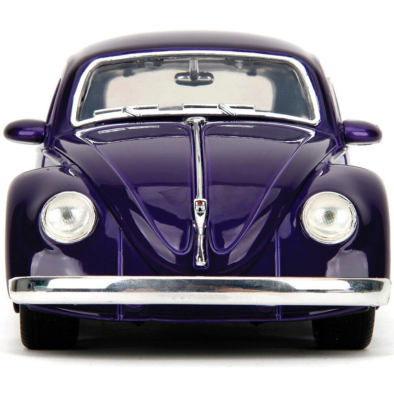 1959 VW Beetle w/Wednesday Addams & Thing Figure 1:24 Scale Diecast Model Car by Jada Toys
