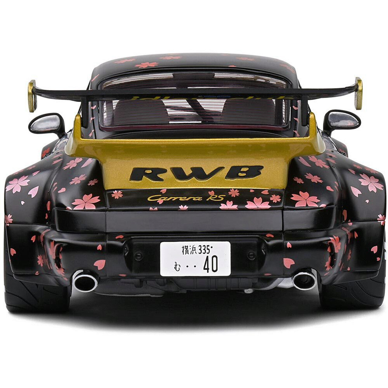 2021 RWB Body Kit - Aoki Black 1:18 Scale Diecast Model Car by Solido