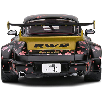2021 RWB Body Kit - Aoki Black 1:18 Scale Diecast Model Car by Solido