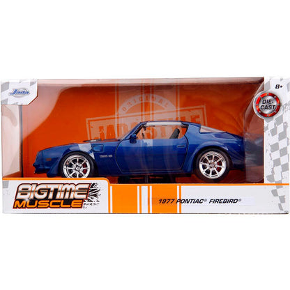 1977 Pontiac Firebird Trans Am - Blue 1:24 Scale Diecast Model Car by Jada Toys
