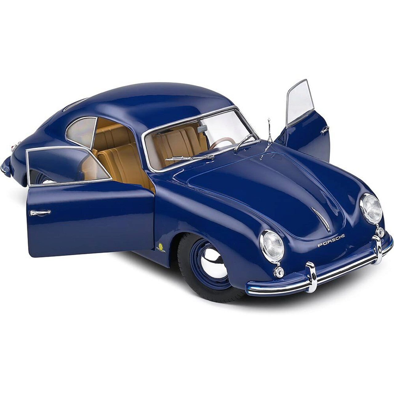 1953 Porsche 356 Pré-A - Blue 1:18 Scale Diecast Model Car by Solido