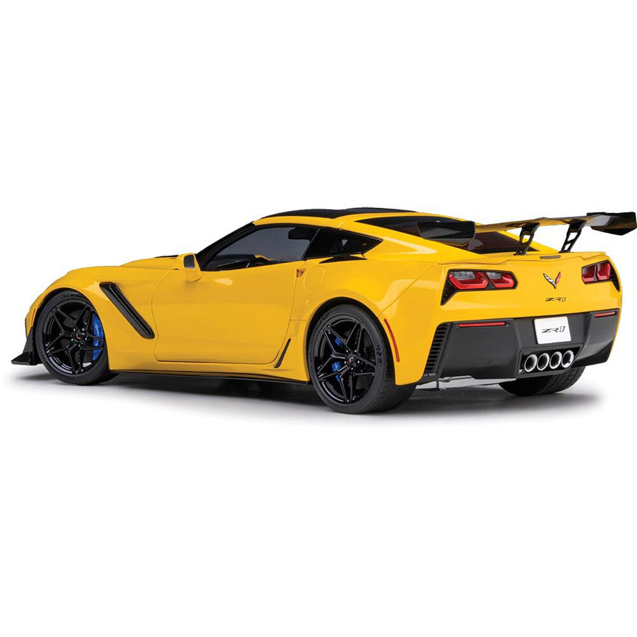 Chevrolet Corvette ZR1 - Racing Yellow Tintcoat 1:18 Scale Composite Diecast Model Car by AutoArt