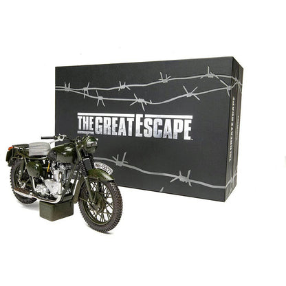 TRIUMPH TR6 TROPHY - Weathered - The Great Escape 1:12 Scale Diecast Model Motorcycle by Corgi