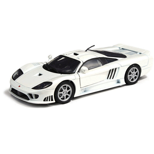 Saleen S7 - Pearl White 1:18 Scale Diecast Model Car by Motormax