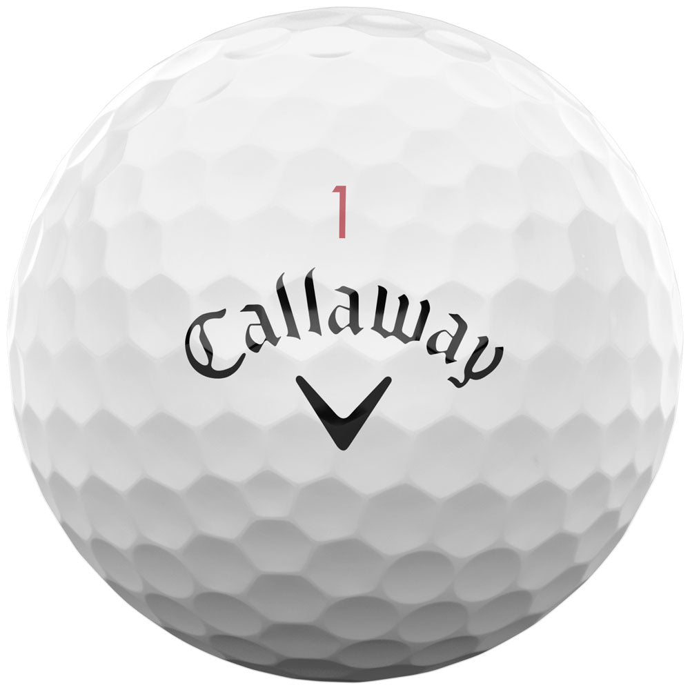 Chrome Tour Golf Balls - White - 12 Pack