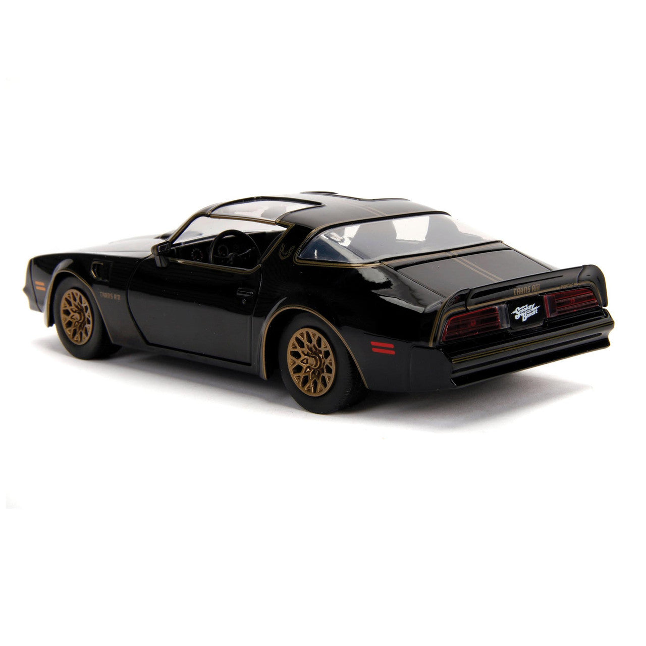 Smokey & the Bandit 1977 Trans Am & Commemorative Metal Plaque 1:24 Scale Diecast Model Car by Jada Toys