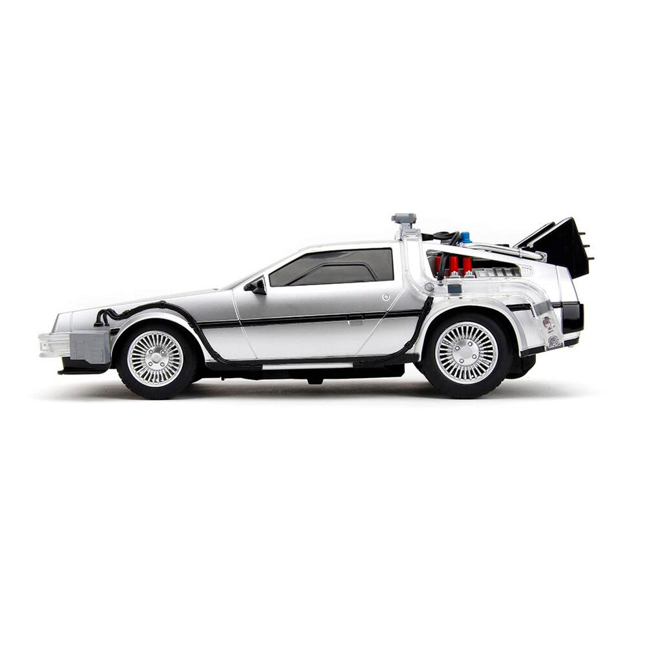 Remote Control Back To The Future Time Machine W/Light 1:16 Scale Remote Control Model Car by Jada Toys