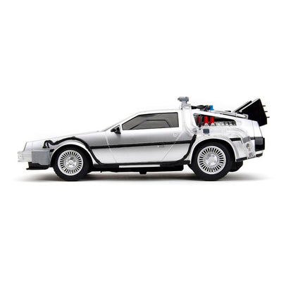 Remote Control Back To The Future Time Machine W/Light 1:16 Scale Remote Control Model Car by Jada Toys