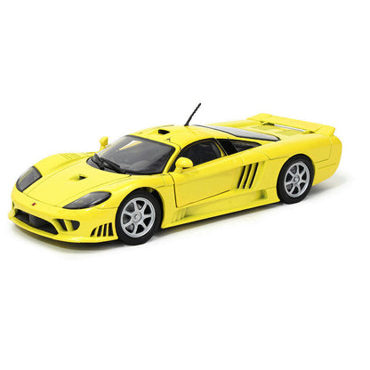 Saleen S7 - Yellow 1:18 Scale Diecast Model Car by Motormax