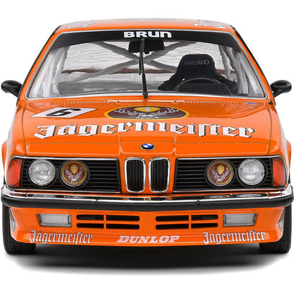 1984 BMW 635 CCI (E24) Orange #6 H.Stuck European | Solido 1:18 Scale Diecast Model Car by Solido