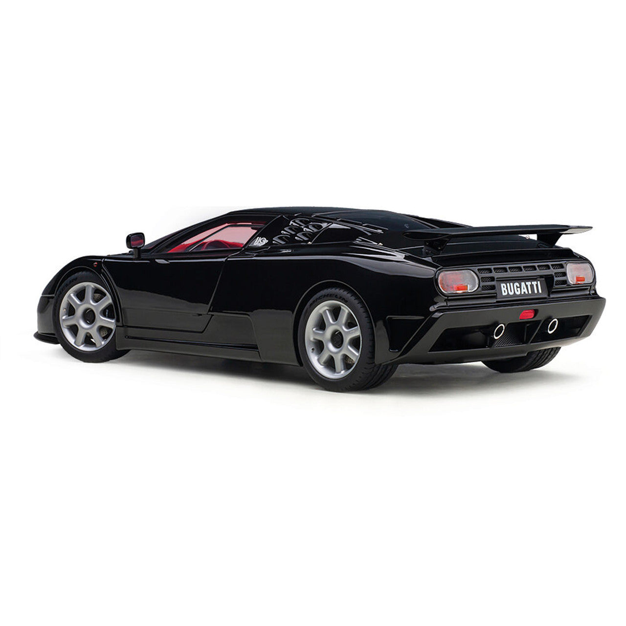 Bugatti EB110 SS - Nero Black 1:18 Scale Composite Diecast Model Car by AutoArt