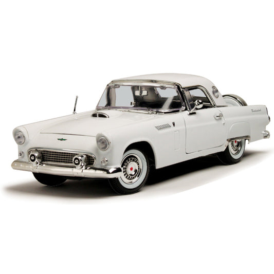 1956 Ford Thunderbird Coupe - White 1:18 Scale Diecast Model by Motormax