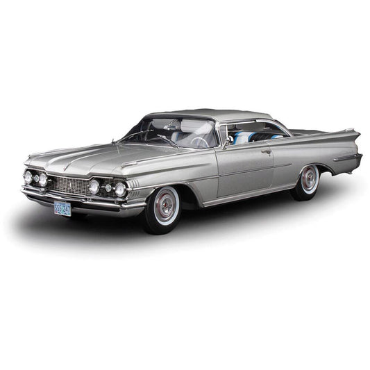 1959 Oldsmobile 98 Hardtop - Silver Mist  1:18 Scale Diecast Model by Sunstar