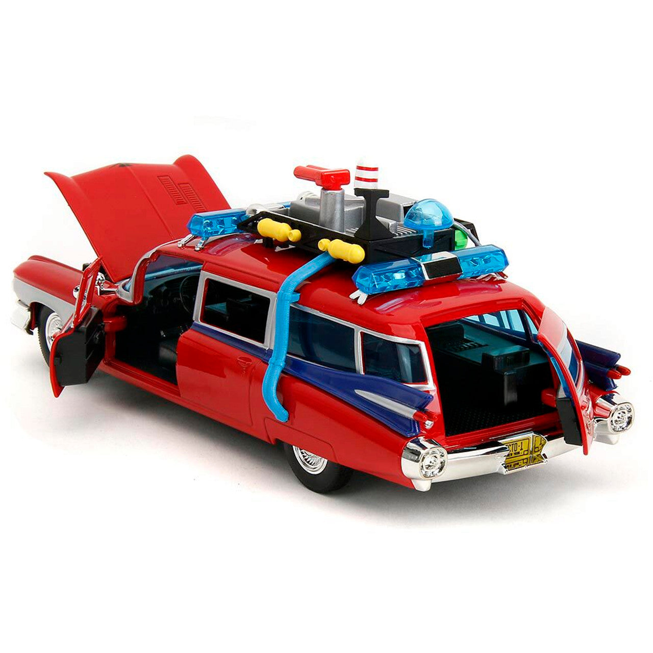 Ghostbusters ECTO-1 Optimus Prime Cadillac 1:24 Scale Diecast Model Car by Jada Toys