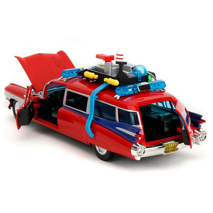 Ghostbusters ECTO-1 Optimus Prime Cadillac 1:24 Scale Diecast Model Car by Jada Toys