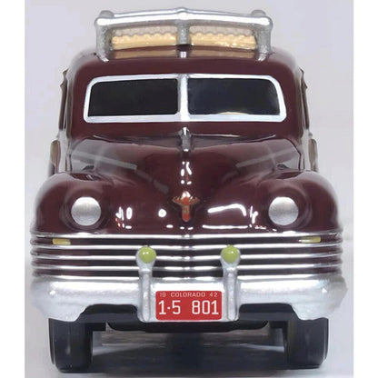 1942 Chrysler Town & Country Woody - Regal Maroon 1:87 Scale  by Oxford Diecast