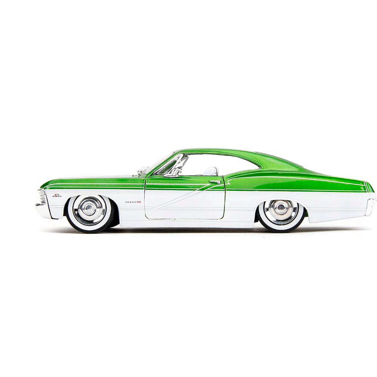 1967 Chevy Impala 2-Door - Green 1:24 Scale Diecast Model Car by Jada Toys