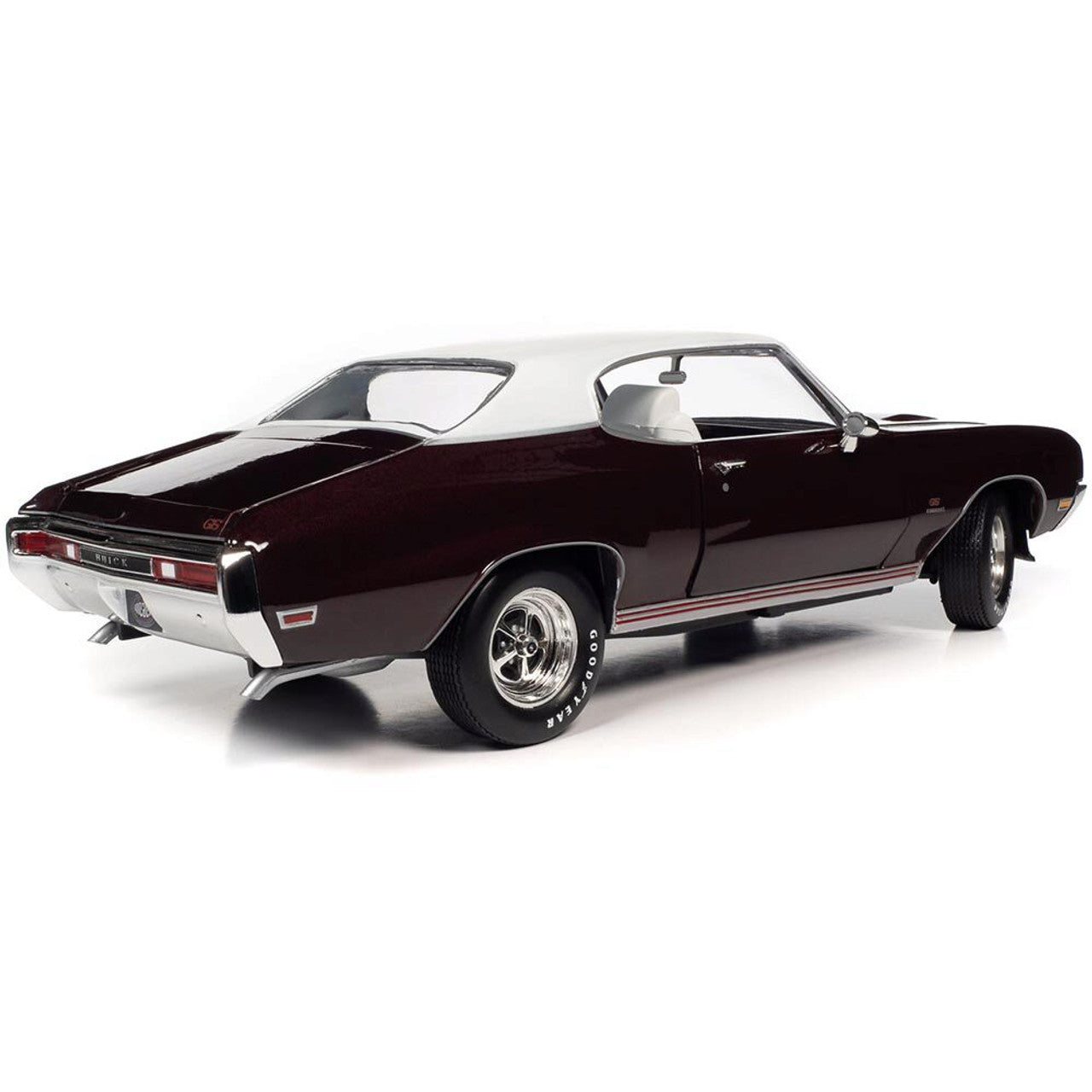 1970 Buick GS Stage 1 Hardtop (MCACN) - Burgundy Mist 1:18 Scale Diecast Model Car by American Muscle - Ertl