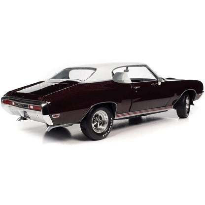 1970 Buick GS Stage 1 Hardtop (MCACN) - Burgundy Mist 1:18 Scale Diecast Model Car by American Muscle - Ertl
