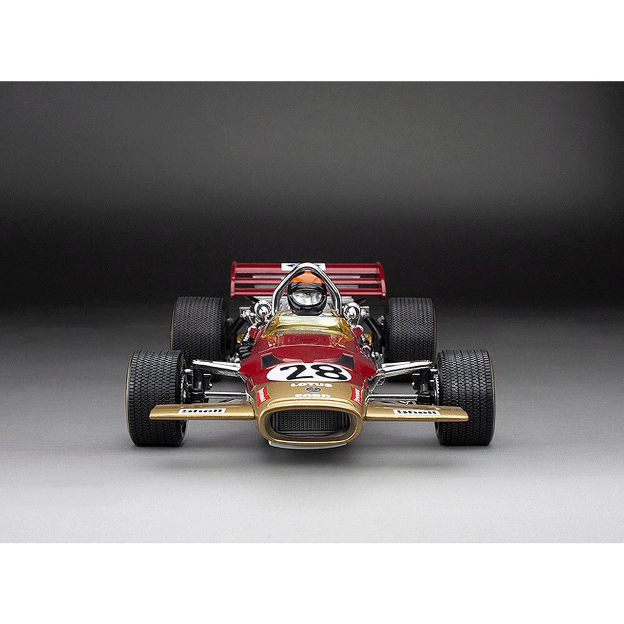 1970 Lotus 49C #28 - Emerson Fittipaldi British Grand Prix 1:18 Scale Diecast Model Car by Sunstar