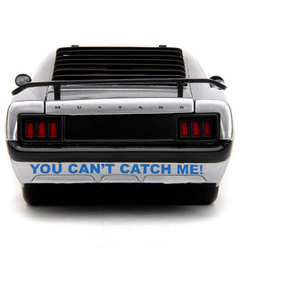 1970 Ford Mustang Boss 429 Police - BTM Silver 1:24 Scale Diecast Model Car by Jada Toys