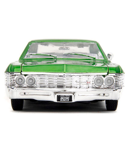 1967 Chevy Impala 2-Door - Green 1:24 Scale Diecast Model Car by Jada Toys