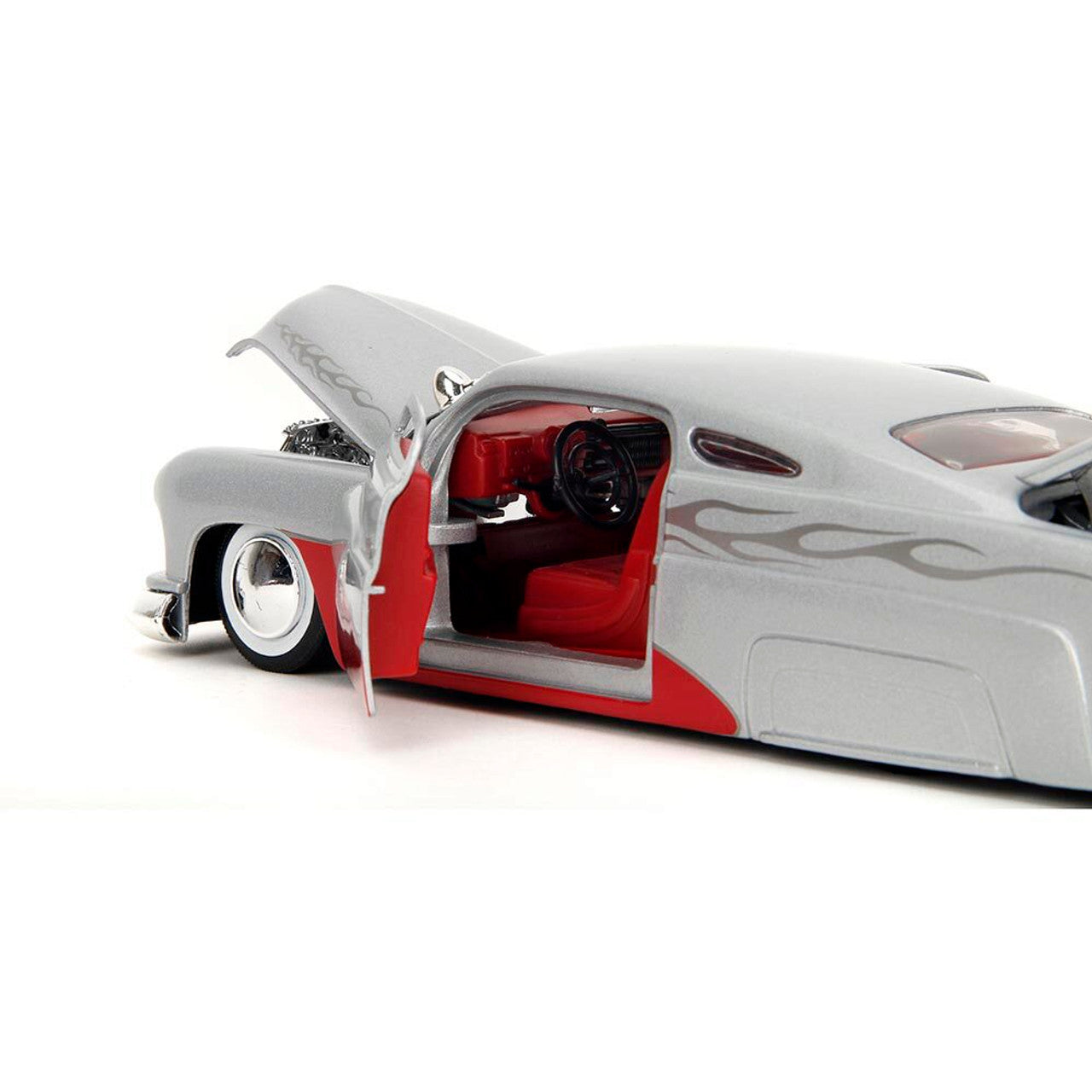 1951 Mercury Custom - Red 1:24 Scale Diecast Model Car by Jada Toys