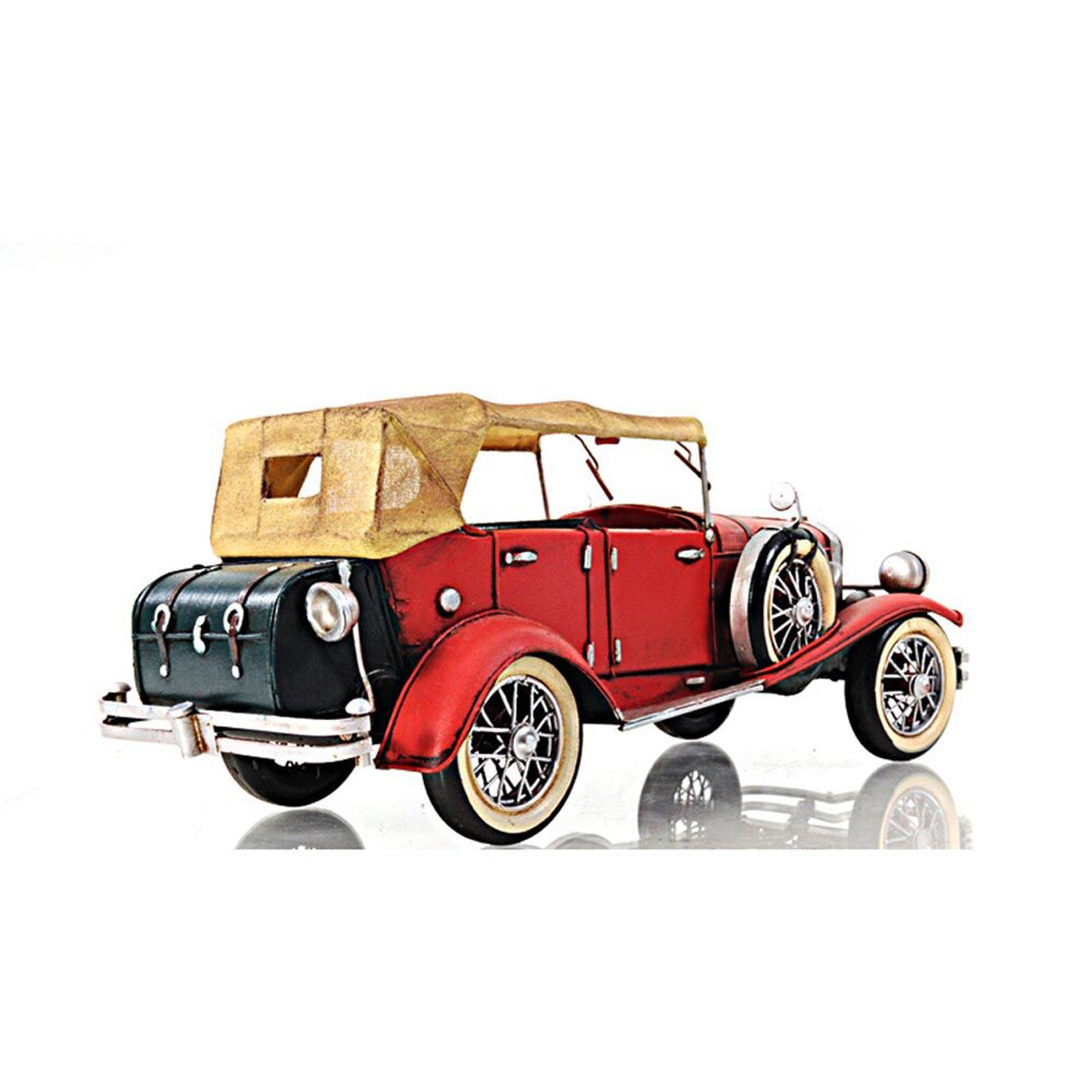 1933 Duessy - Red  Diecut Model Car by Old Modern Handicrafts