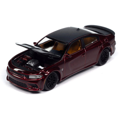 2021 Dodge Charger SRT Hellcat Redeye - Octane Red 1:64 Scale Diecast Model Car by Auto World