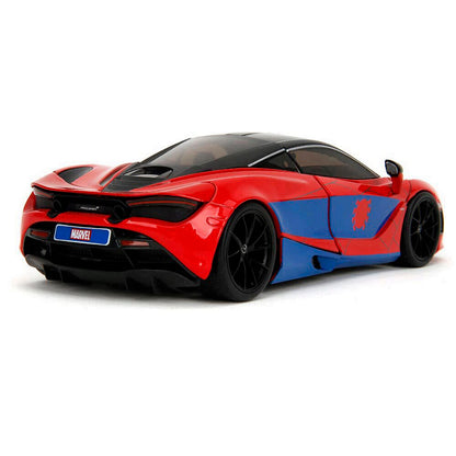 Mclaren 720S W/Spider-Man 1:24 Scale Diecast Model Car by Jada Toys