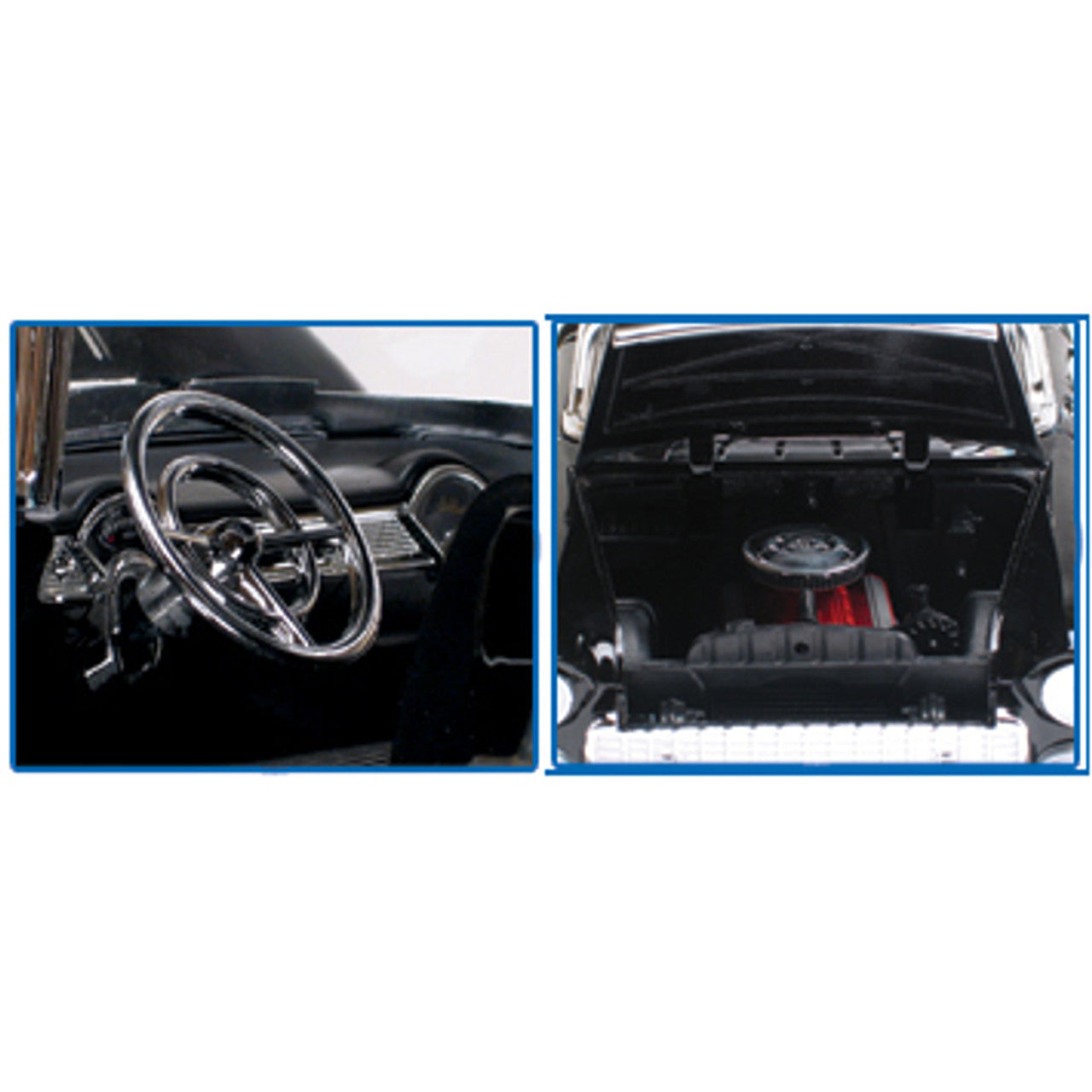 1955 Chevy Bel Air Sport Coupe 1:18 Scale Diecast Model by Motormax