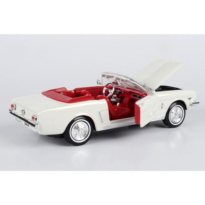 1964 1/2 James Bond Ford Mustang Convertible - Goldfinger 1:24 Scale Diecast Model Car by Motormax