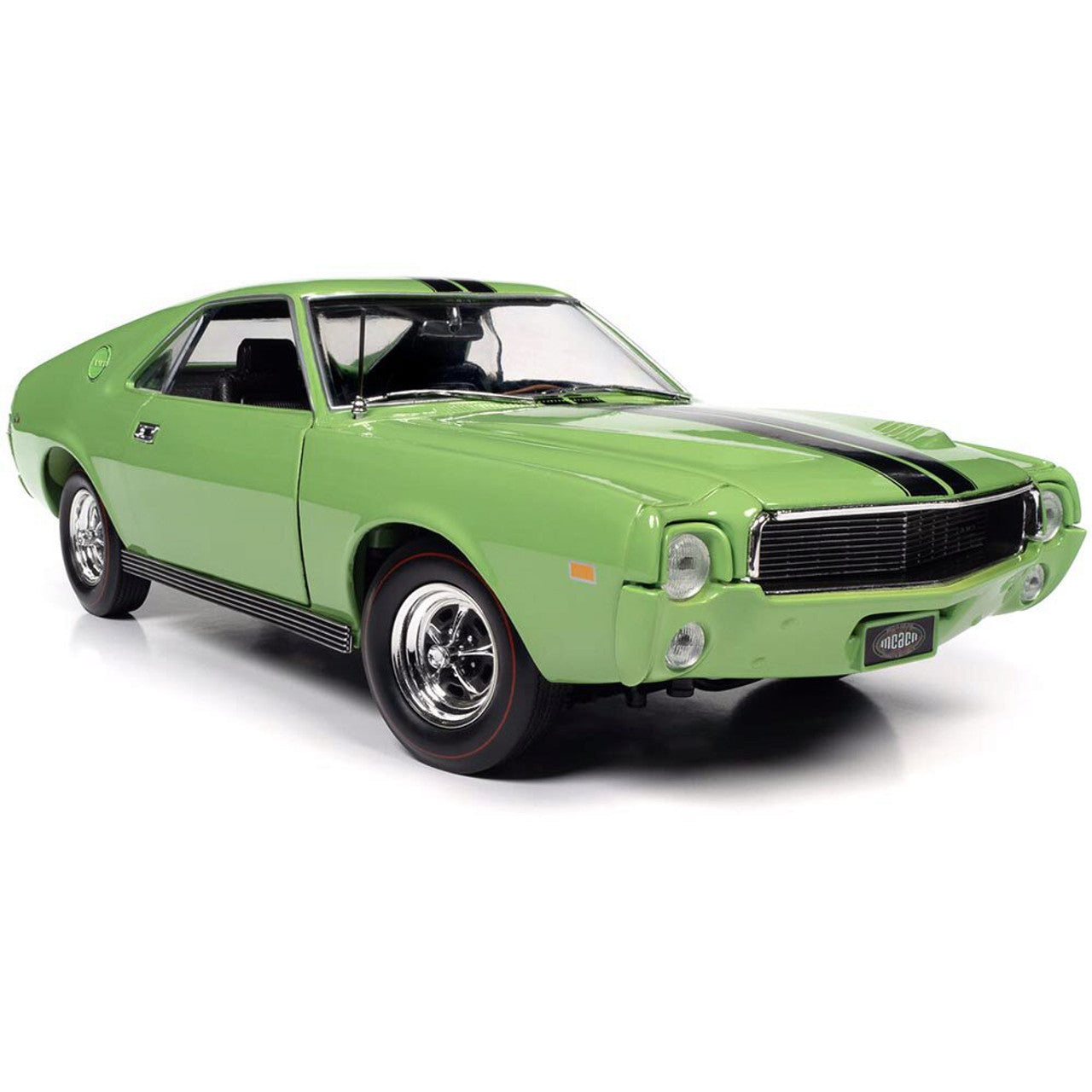 1969 AMC AMX Hardtop - Big Bad Green 1:18 Scale Diecast Model Car by American Muscle - Ertl