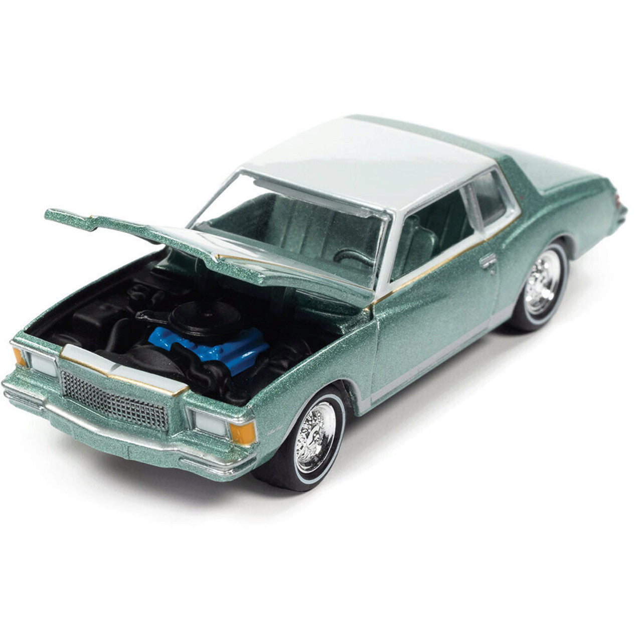 1979 Chevrolet Monte Carlo - Medium Green Firemist 1:64 Scale Diecast Model Car by Johnny Lightning