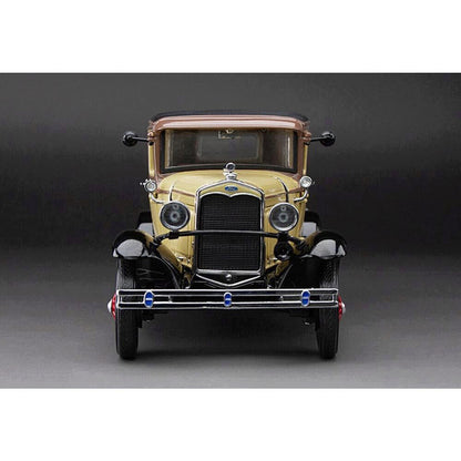 1931 Ford Model A Tudor - Bronson Yellow 1:18 Scale Diecast Model Car by Sunstar