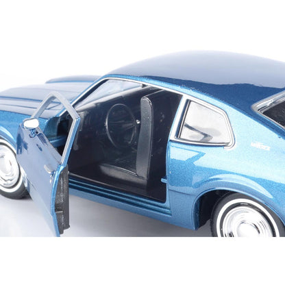 1974 Ford Maverick - Blue 1:24 Scale Diecast Model Car by Motormax
