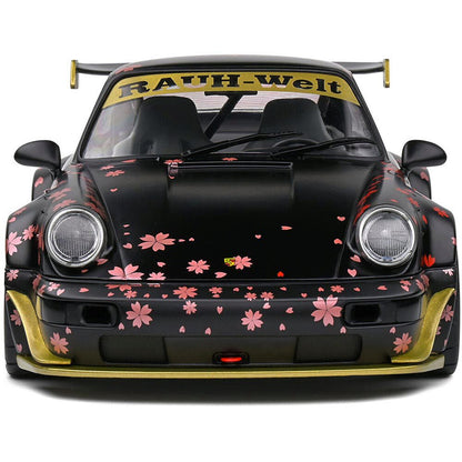 2021 RWB Body Kit - Aoki Black 1:18 Scale Diecast Model Car by Solido