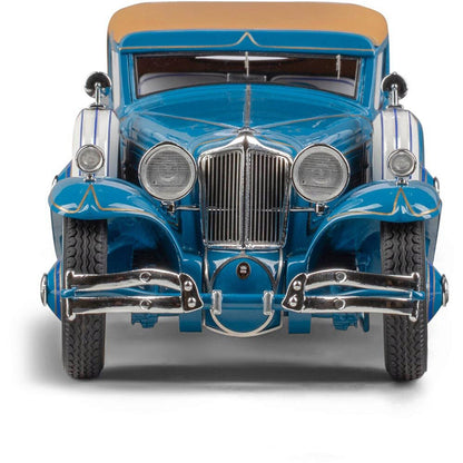 1929 Cord L-29 coupe by Hayes - Blue 1:43 Scale Cast Resin Model Car by Esval Models