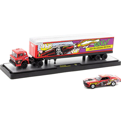 1957 Ford C-600 & 1970 Mustang 428 SCJ 0 Coca-Cola 1:64 Scale  by M2 Machines