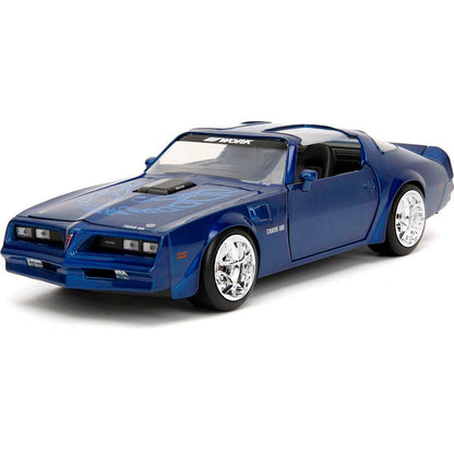 1977 Pontiac Firebird Trans Am - Blue 1:24 Scale Diecast Model Car by Jada Toys