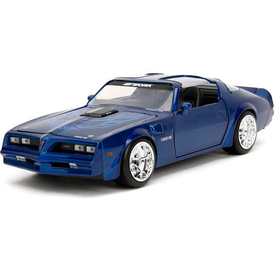 1977 Pontiac Firebird Trans Am - Blue 1:24 Scale Diecast Model Car by Jada Toys