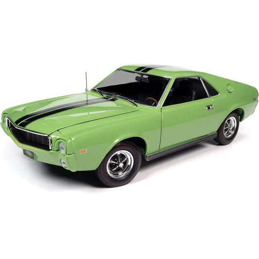 1969 AMC AMX Hardtop - Big Bad Green 1:18 Scale Diecast Model Car by American Muscle - Ertl