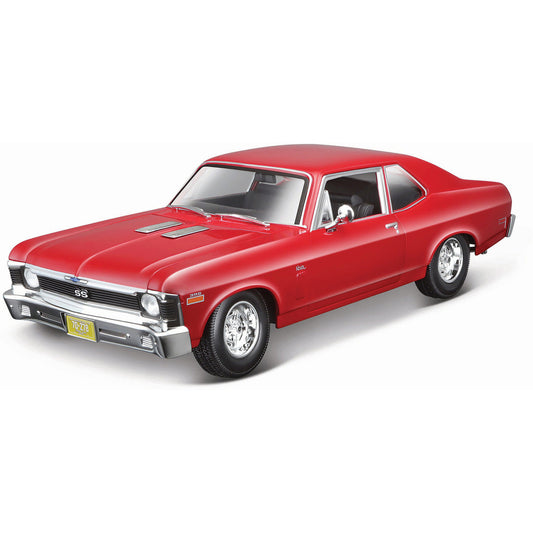 1970 Chevrolet Nova SS Coupe - Red 1:18 Scale Diecast Model Car by Maisto