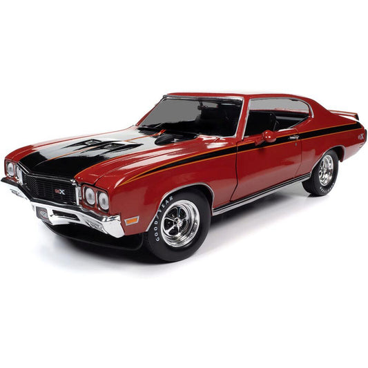 1972 Buick GSX (Class of 1972 & MCACN) - Fire Red 1:18 Scale Diecast Model Car by American Muscle - Ertl