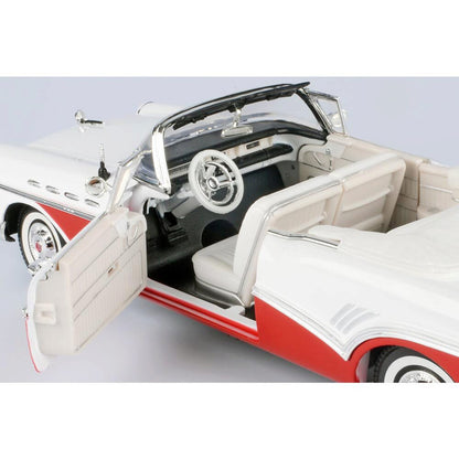 1957 Buick Roadmaster Convertible - Red 1:18 Scale Diecast Model by Motormax