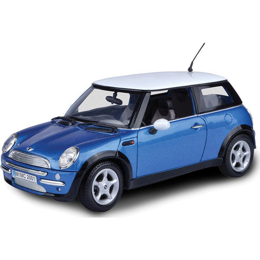 2001 Mini Cooper (R50) - Blue 1:18 Scale Diecast Model Car by Motormax