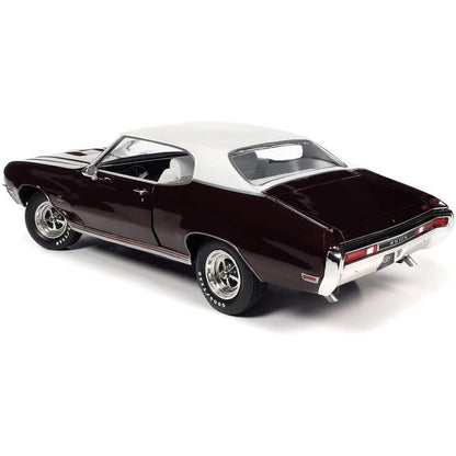 1970 Buick GS Stage 1 Hardtop (MCACN) - Burgundy Mist 1:18 Scale Diecast Model Car by American Muscle - Ertl
